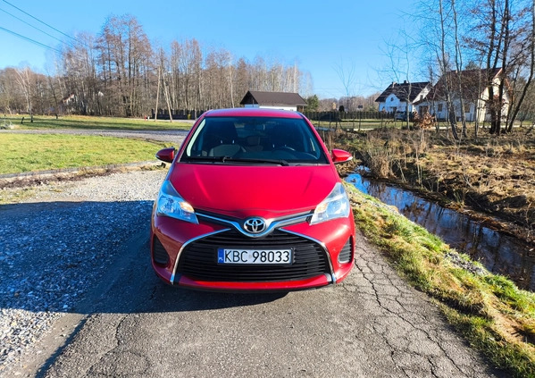 Toyota Yaris cena 37900 przebieg: 155000, rok produkcji 2016 z Bochnia małe 254